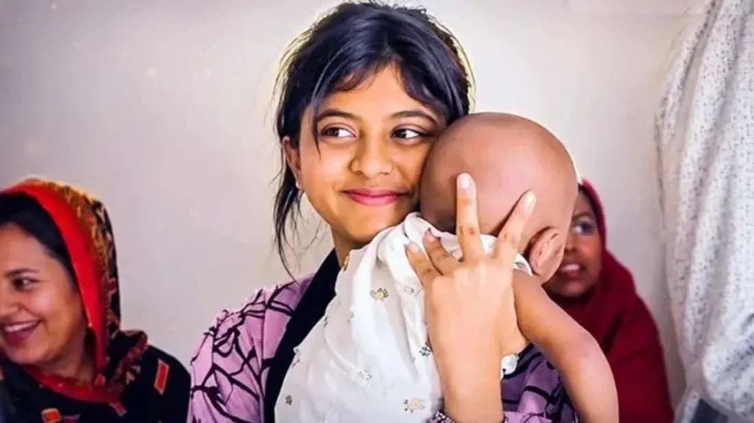 আপাতত ১৩ বছর বয়সী মায়ের কোলেই থাকছে ৭ মাসের শিশু
